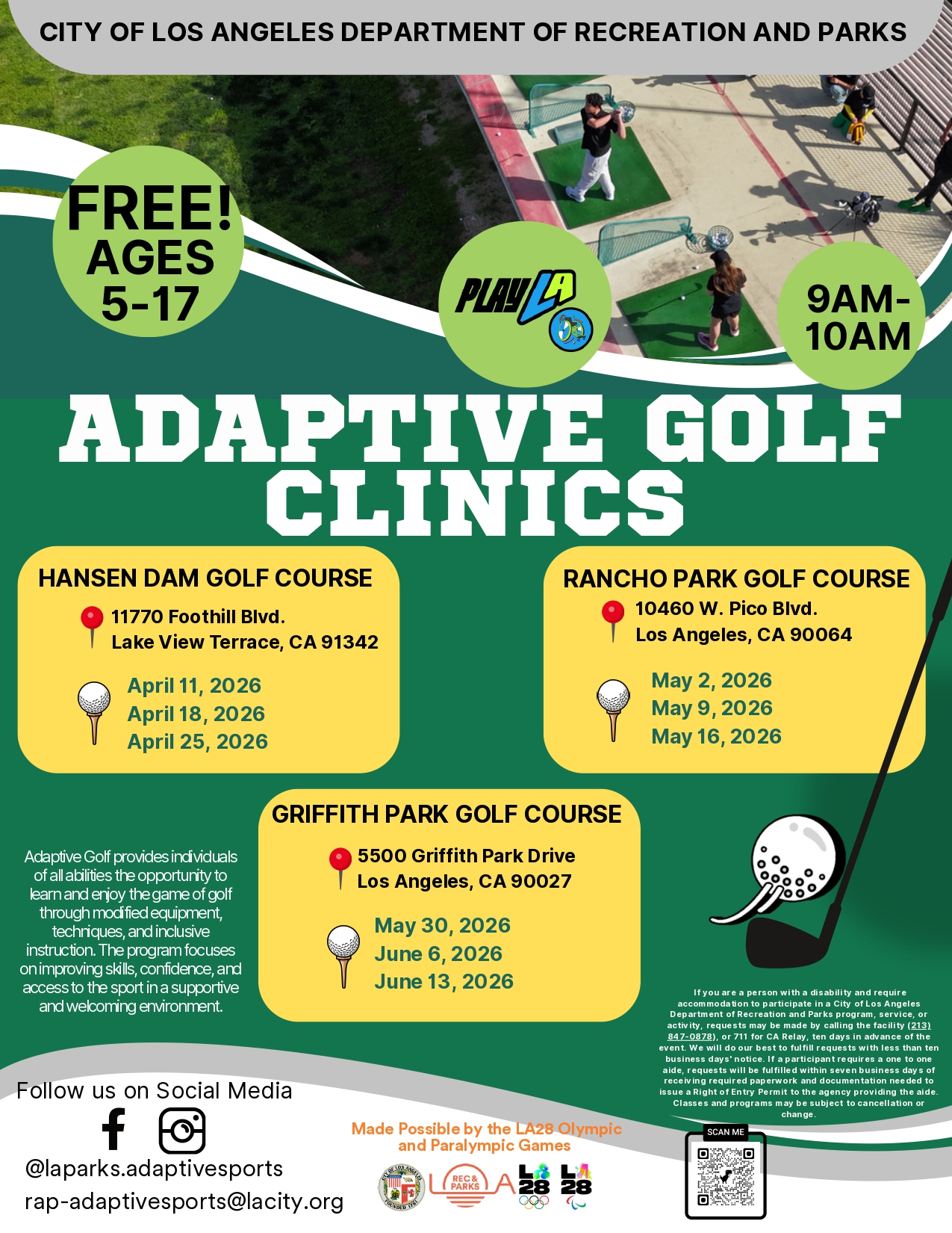 Adaptive Golf 2026 english version